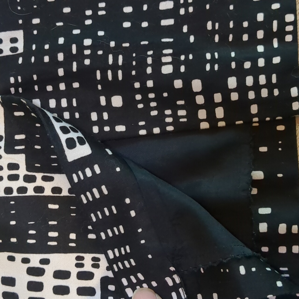 Anthropologie Cityscape Black and White Patterned Dress Sz 6/8 - Picture 8 of 10